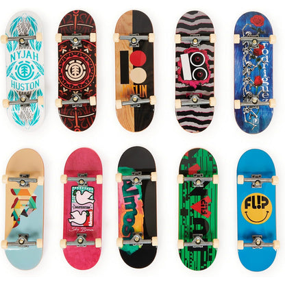 Tech Deck, DLX Pro 10-Pack of Collectible Fingerboards, For Skate Lovers, Kids Toy for Ages 6 and up