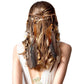 XunYee Feather Hippie Headband for Women - Indian Feather Hair Accessories for Costume (Classic Style)