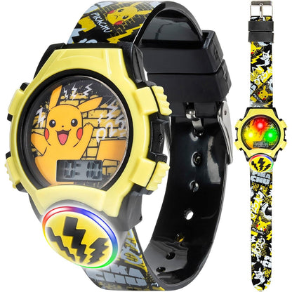 Accutime Kids Pokemon Digital LCD Quartz Watch for Boys, Girls, and Adults All Ages