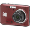 KODAK PIXPRO Friendly Zoom FZ45-RD 16MP Digital Camera with 4X Optical Zoom 27mm Wide Angle and 2.7" LCD Screen (Red) - Red