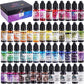 Alcohol Ink Set Epoxy Resin Dye- LET'S RESIN Vibrant Colors Alcohol Ink for Epoxy Resin, Concentrated Alcohol Based Resin Ink for Tumblers,Epoxy Resin Molds,Alcohol Inks Art (Each 0.35oz x 18 Bottle)