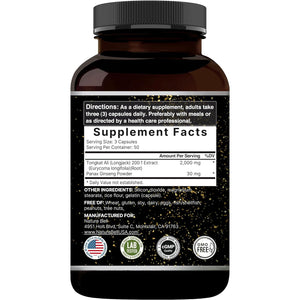 Tongkat Ali 200:1 (Longjack) Extract for Men, 2000mg Per Serving, 150 Capsules, Indonesia Origin, Eurycoma Longifolia | with Panax Ginseng for Energy, Stamina, & Male Health Support