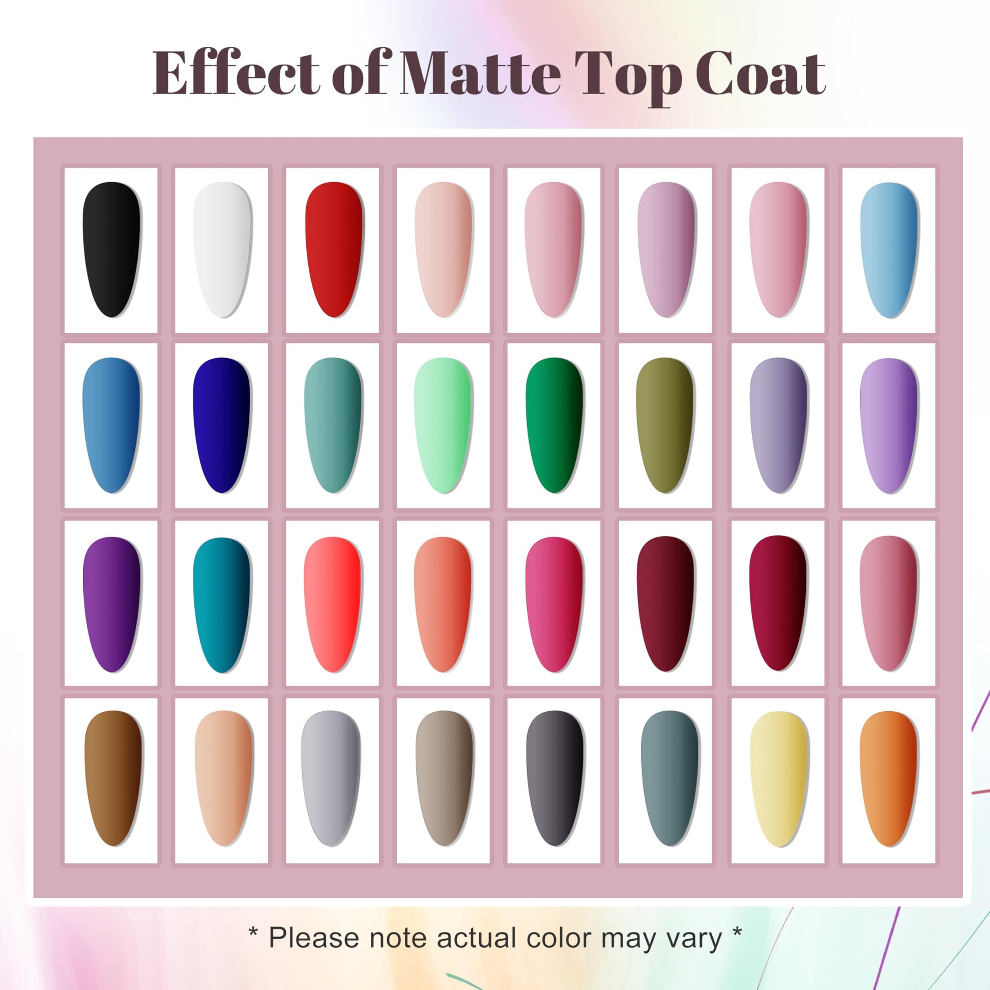 Buy now JODSONE 36 PCS Gel Nail Polish Set-32 Colors Gel Polish Kit Base Coat Glossy Matte and Glitter Top Coat Nail Polish Set Green Blue Red Pink Collection Gifts for Women at indiglob india
