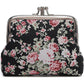Cute Floral Buckle Coin Purses Vintage Pouch Kiss-lock Change Purse Wallets…