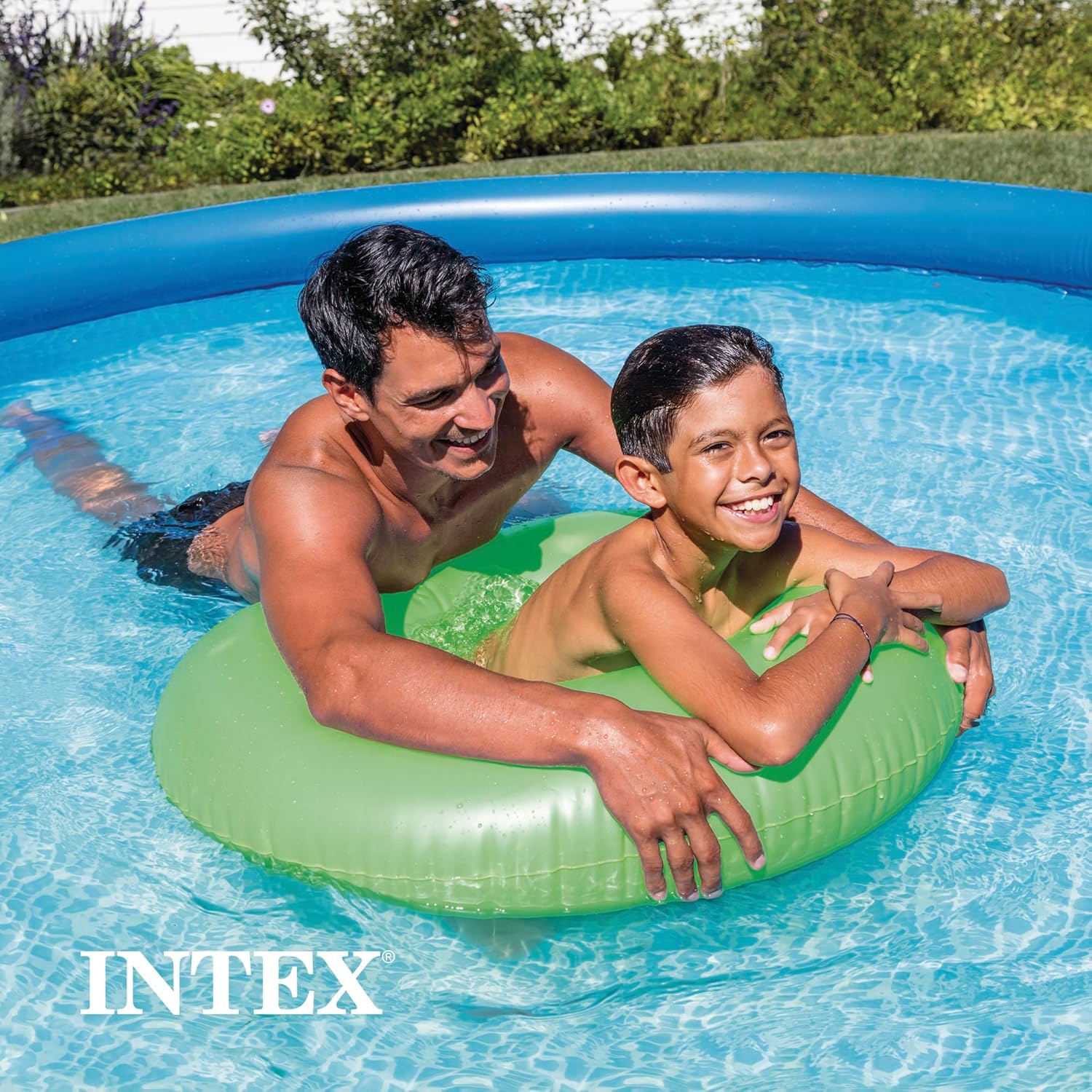 Buy now Intex 28120EH Easy Set Inflatable Swimming Pool: 10ft x 30in – Puncture-Resistant Material – Quick Inflation – 1018 Gallon Capacity – 23in Water Depth at indiglob india
