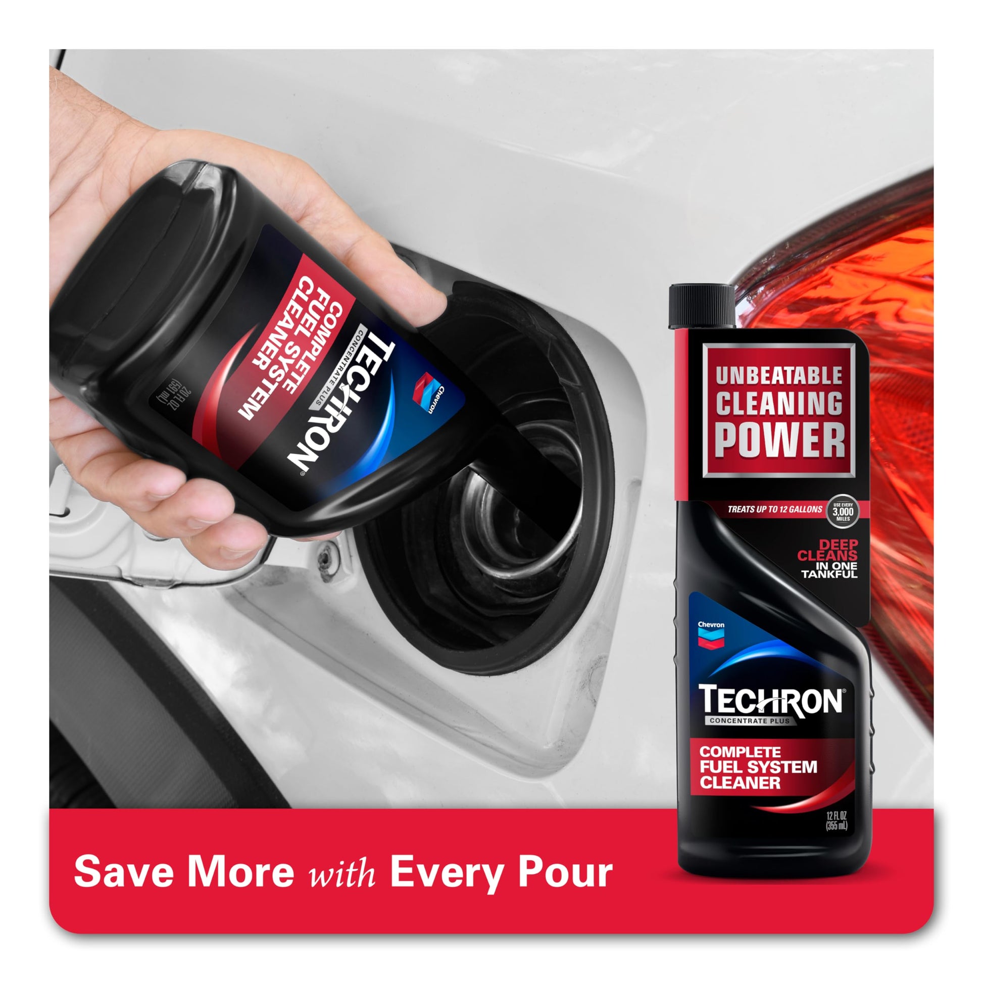 Buy now Chevron Techron Concentrate Plus Fuel System Cleaner, 12 oz, Pack of 1 at indiglob india