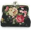 Cute Floral Buckle Coin Purses Vintage Pouch Kiss-lock Change Purse Wallets… - 1
