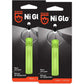 GEAR AID Ni Glo 2” UV Rechargeable Glowing Keychain, Glow-in-the-Dark Accessory for Keys, Camping and Outdoor Gear