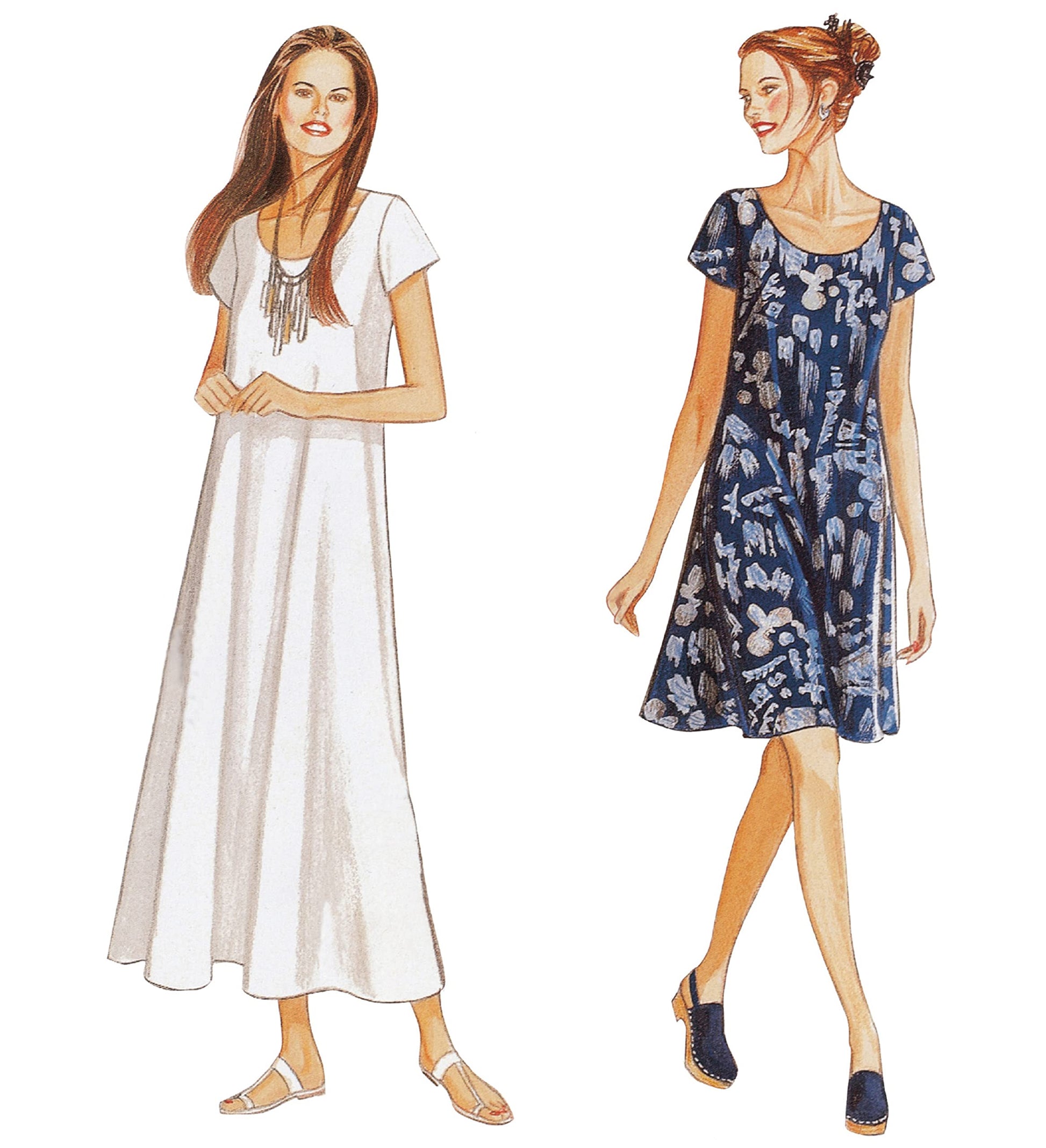 Buy now New Look U06352A Misses' Dress Sewing Pattern Packet, Code 6352, Sizes 8-10-12-14-16-18 at indiglob india