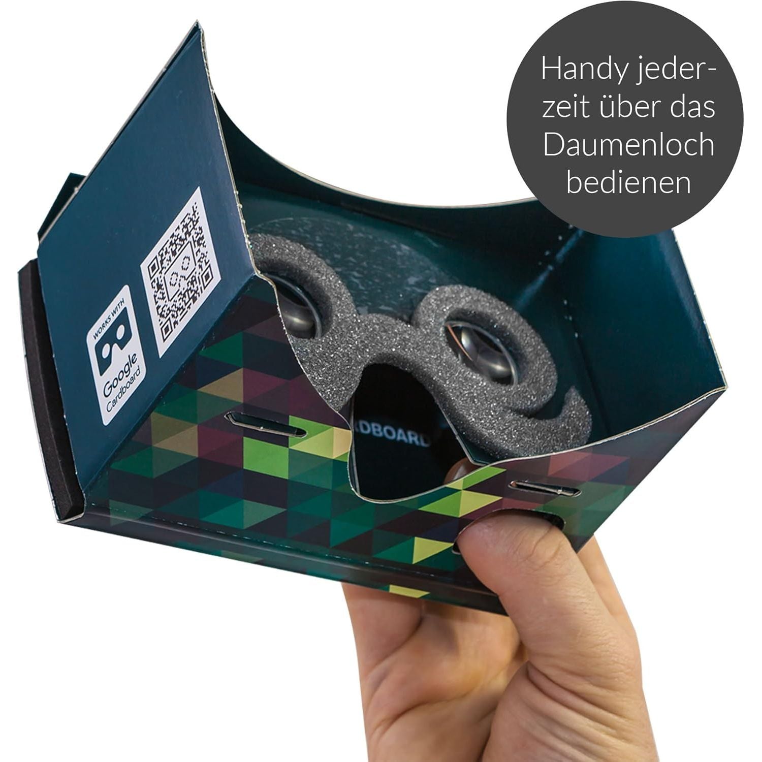 Buy now Google Cardboard POP! Cardboard + Free Head Strap and Cushion. for Android and iPhone. Fits Every Phone. Including Lenses. 3D Glasses VR Glasses Virtual Reality Viewer VR Goggles. at indiglob india