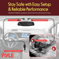 Buy now Pyle Dash Cam Front and Rear - HD 720p Dual Camera Car Video System with Rearview Mirror Attachment, Waterproof Backup Cam, 4.5’’ Display, G-Sensor, DVR Recording, Easy Plug-and-Play Setup at indiglob india