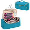 Yarwo Airwrap Travel Case Compatible for Dyson Airwrap Multi-Styler All Models and Attachments, Portable Storage Bag with Hanging Hook for Hair Curler Accessories, Black (Patented Design) - Teal
