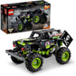 LEGO Technic Monster Jam Grave Digger 42118 Set - Truck Toy to Off-Road Buggy, Pull-Back Motor, Vehicle Building and Learning Playset, Gift for Grandchildren or Any Monster Truck Fans Ages 7 and Up