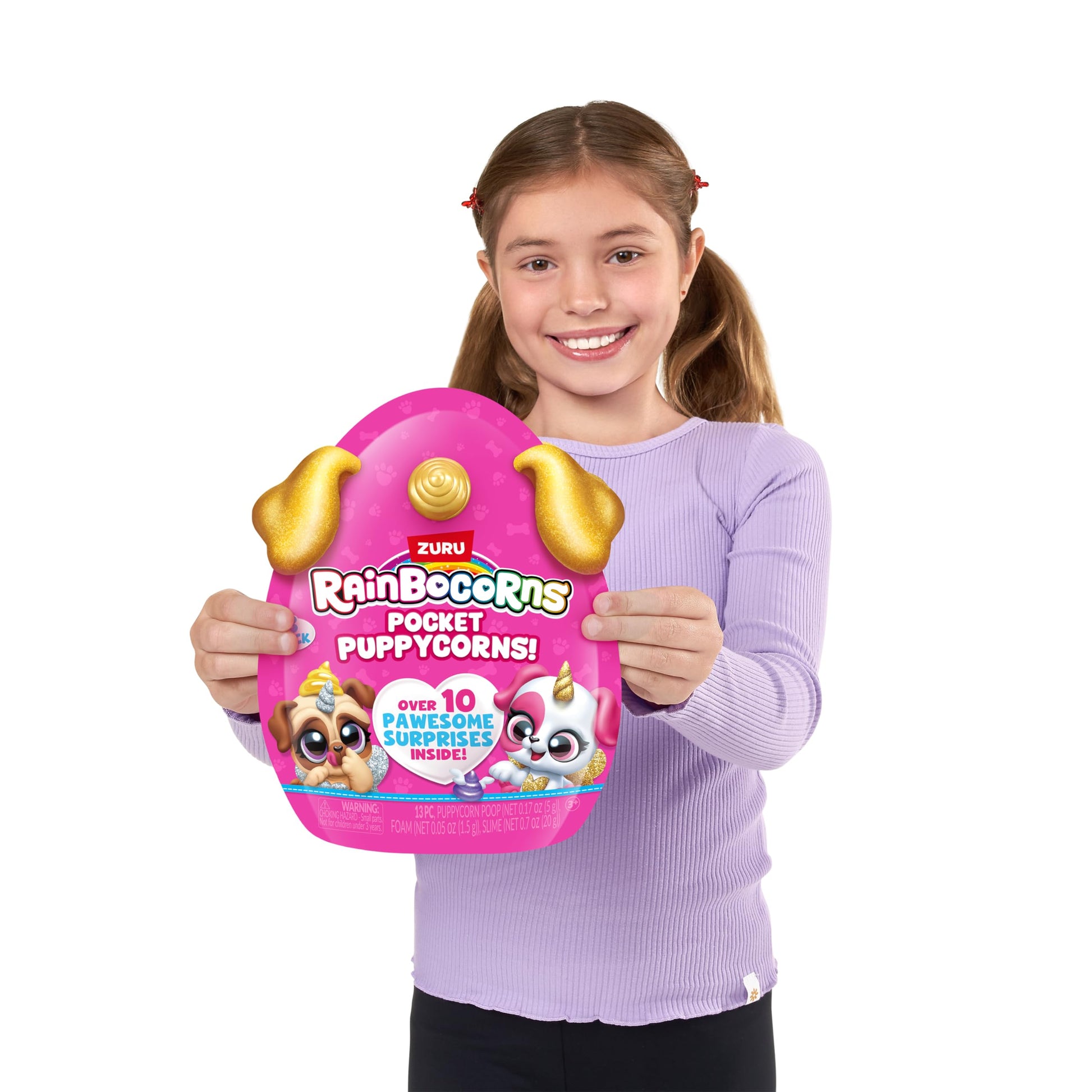 Buy now Rainbocorns Pocket Puppycorn 3 Pack by ZURU Toy Puppy Dog Mini Unboxing Girls Gifting Idea, Toys for Girls, Kid's Birthday Gift at indiglob india