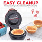 Dash Mini Waffle Bowl Maker for Breakfast, Burrito Bowls, Ice Cream and Other Sweet Desserts, Recipe Guide Included - Red