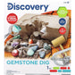 Discovery Kids Gemstone Dig Stem Science Kit by Horizon Group Usa, Excavate, Dig & Reveal 11 Real Gemstones, Includes Goggles, Excavation Tools, Streak Plate, Magnifying Glass & More