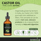 GreenIVe Castor Oil 100% Pure 4 fl oz Bottle Cold Pressed, Hexane Free, Eyelash and Eyebrow Growth Serum, Skin Moisturizer Detox and Wraps