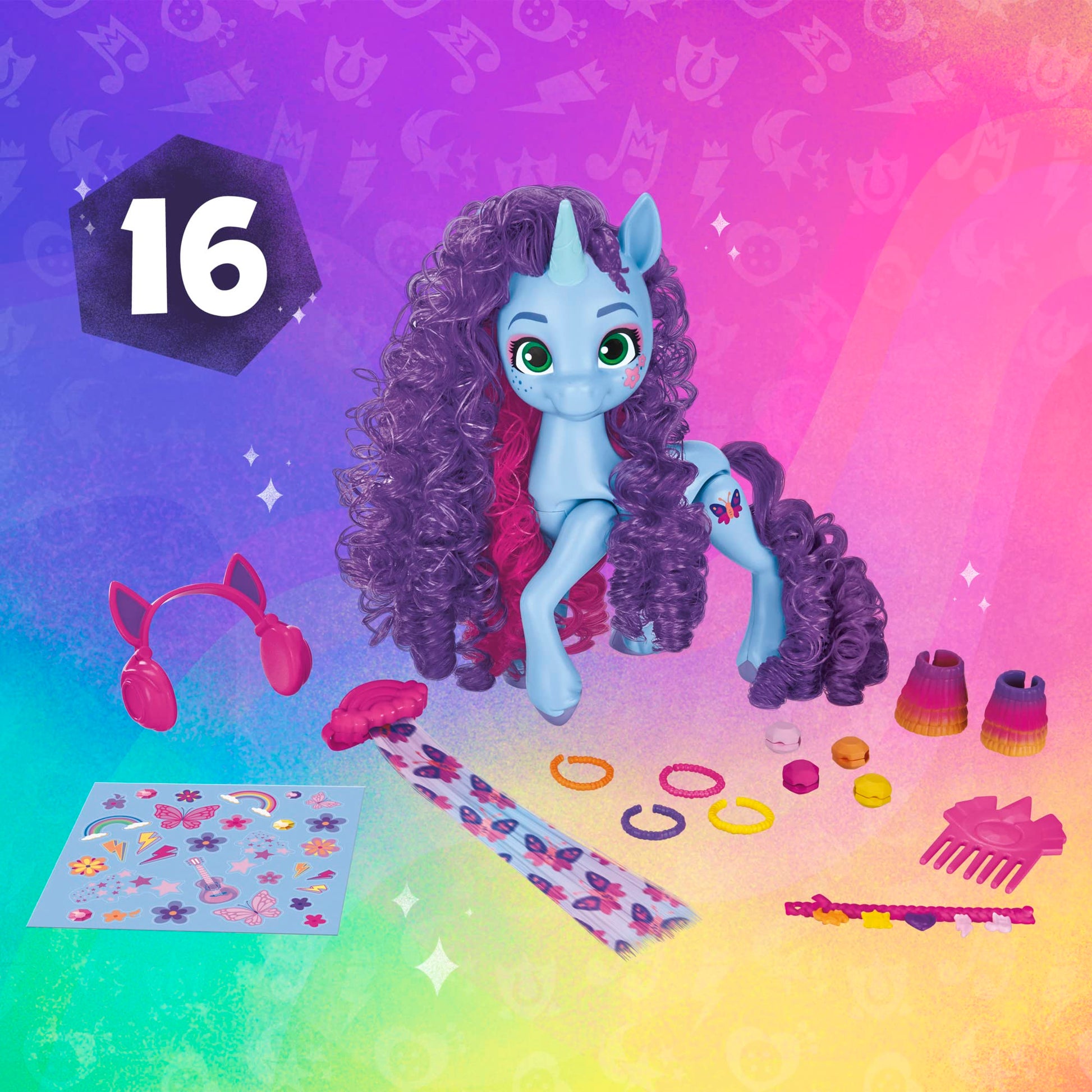 Buy now My Little Pony Toys Misty Brightdawn Style of The Day, 5-Inch Hair Styling Dolls, Toys for 5 Year Old Girls and Boys at indiglob india