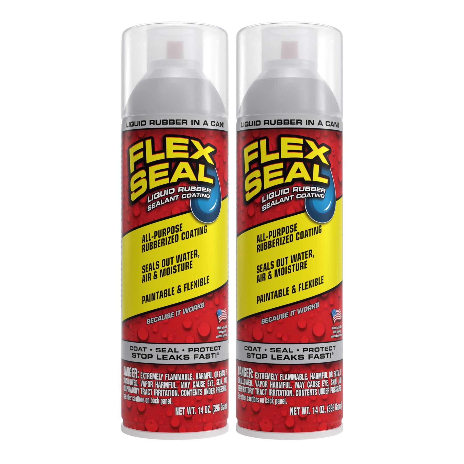 Buy now Flex Seal, 14 oz, Clear, Stop Leaks Instantly, Transparent Waterproof Rubber Spray On Sealant Coating, Perfect for Gutters, Wood, RV, Campers, Roof Repair, Skylights, Windows, and More Clear 14 oz (Pack of 2) at indiglob india