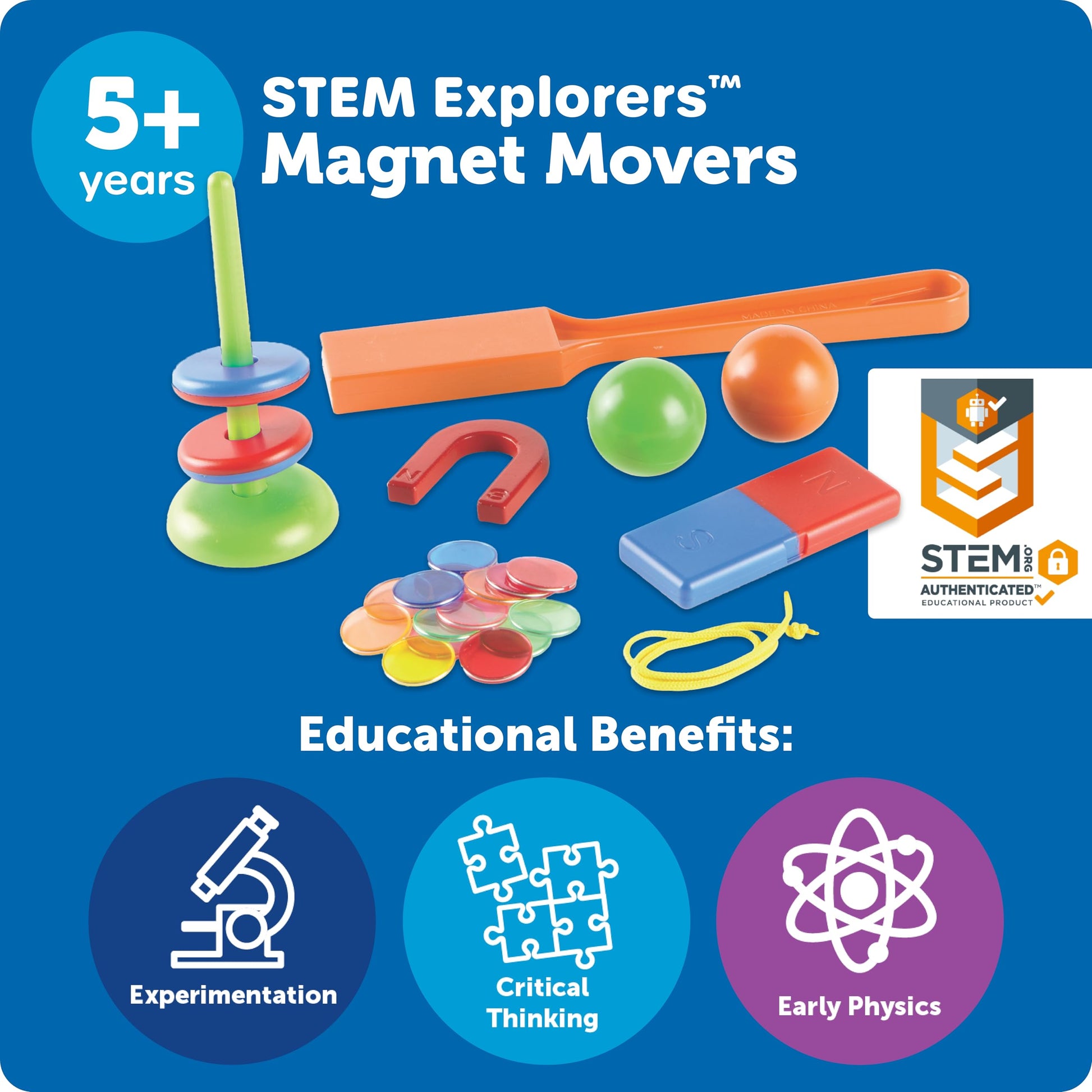 Buy now Learning Resources STEM Explorers Magnet Movers - Science For Kids Sensory Bin, Critical Thinking, Fine Motor Toys, Classroom Math Supplies, Homeschool Crafts, Educational Games, Birthday Gift at indiglob india