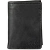 Levi's Men's Trifold Wallet-Sleek and Slim Includes Id Window and Credit Card Holder - Black Slim
