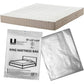 uBoxes Moving Supplies King Mattress Cover/Bag 76" x 15" x 104", Clear