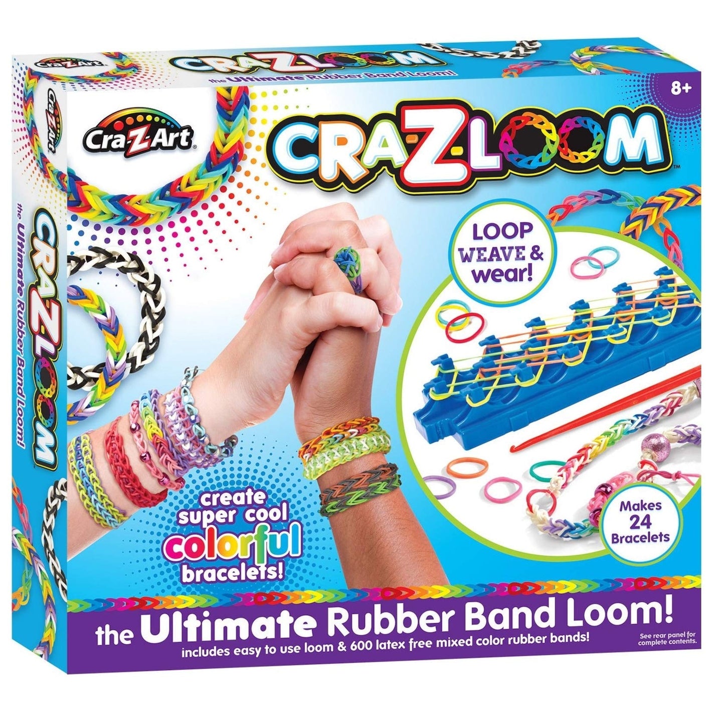 Buy now Cra-Z-Art Cra-Z-Loom Ultimate Rubber Band Bracelet Maker Activity Kit for Ages 8 and Up (packaging may vary) at indiglob india