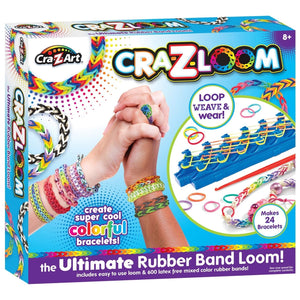 Buy now Cra-Z-Art Cra-Z-Loom Ultimate Rubber Band Bracelet Maker Activity Kit for Ages 8 and Up (packaging may vary) at indiglob india