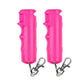 Buy now Sabre Pepper Gel - Fast Flip Top, Snap-Clip Keychain, Easy to Use & Carry, Maximum Police Strength OC Spray with UV Dye for Self Defense, 10 Second Spray Time, Finger Grip for Faster Aim, 0.54 fl oz Pink, 2-Pack at indiglob india