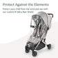 Buy now UPPAbaby Minu and Minu V2 Rain Shield/Waterproof and Windproof Coverage/Ventilated Design/Quick Attachment/Easy Access to Child at indiglob india