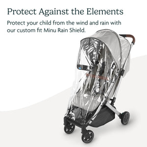 Buy now UPPAbaby Minu and Minu V2 Rain Shield/Waterproof and Windproof Coverage/Ventilated Design/Quick Attachment/Easy Access to Child at indiglob india