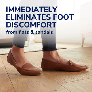 Buy now Dr. Scholl's Love Your Flats & Sandals 3/4 Length Insoles, All-Day Comfort, Relieve & Prevent Shoe Discomfort, Absorbs Shock, Arch Support at indiglob india