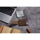 Toughergun Slim Minimalist Wallet for Men with Magnetic Money Clip Leather Wallet, Credit Card Holder RFID Blocking Front Pocket Holds Cash and Cards