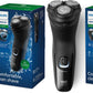 Buy now Philips Norelco Shaver 2400 Series, Wet and Dry Electric Shaver, Pop-up Trimmer, P-Cap, Deep Black, Model X3001/90 at indiglob india