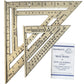 Buy now SWANSON Tool Co., Inc SW1201K Value Pack 7 inch Speed Square and Big 12 Speed Square (without layout bar) ships with Blue Book 7" & 12" (inches) Combo at indiglob india