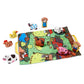 Buy now Melissa & Doug Take-Along Farm Baby and Toddler Play Mat (19.25 x 14.5 inches) With 9 Animals - Folds To Be Convenient Storage Bag for Travel at indiglob india