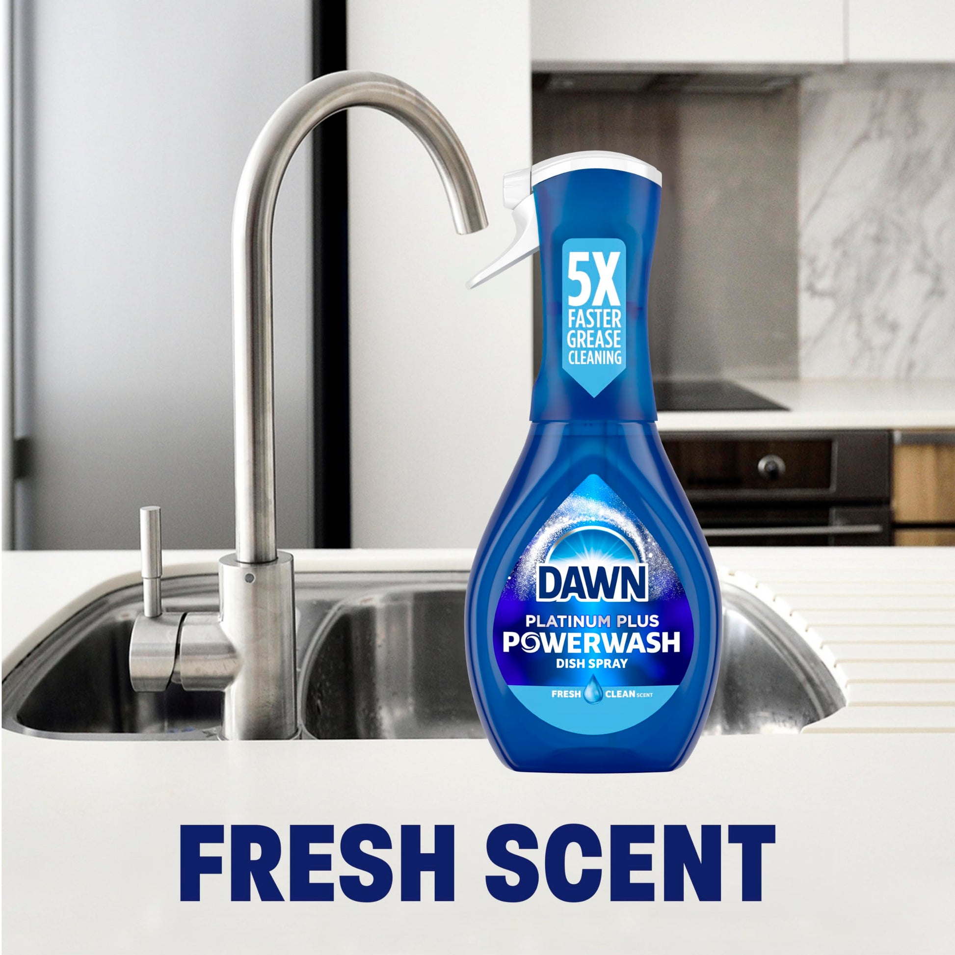 Buy now Dawn Powerwash Spray, Dish Soap, Dishwashing Liquid, Cleaning Supplies, Fresh, 1 Starter Kit + 1 Refill, 32 Fl Oz at indiglob india