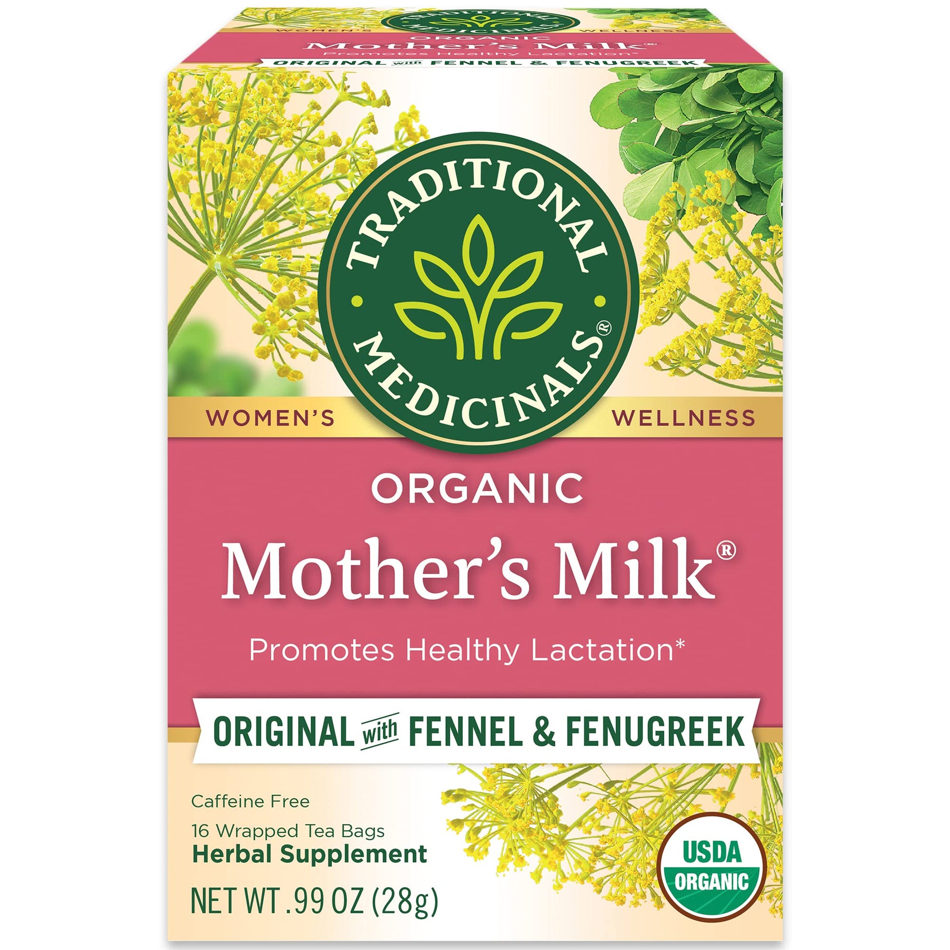Buy now Traditional Medicinals Organic Raspberry Leaf Herbal Tea, Eases Menstrual Cramps & Supports Healthy Pregnancy, (Pack of 1) - 16 Tea Bags at indiglob india