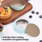 4 Pcs 3.6 Inch Mini Tart Pan Depth 1 Inch with Removable Bottom NonStick Tin - Green
