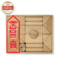 Buy now Melissa & Doug Standard Unit Solid-Wood Building Blocks With Wooden Storage Tray (60 pcs) at indiglob india