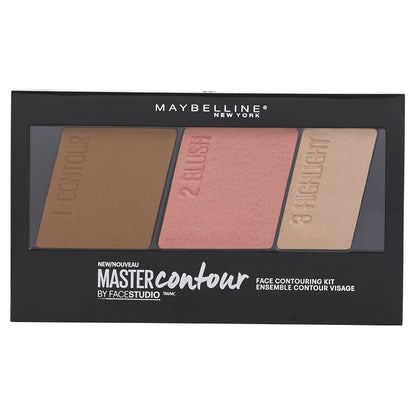 Maybelline Facestudio Master Contour Face Contouring Kit, Light to Medium, 1 Count