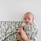 Buy now Copper Pearl Large Premium Knit Baby Swaddle Receiving Blanket Evergreen at indiglob india