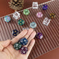 12 PCS Tarot Cards Dice D12 Astrological Dice Resin Pearl Constellation Sign 12-Sided Dice for Astro Divination Gaming Accessory - My Store