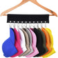Hat Organizer Hanger, 10 Baseball Cap Holder Storage for Closet - Change Your Cloth Hanger to Cap Organizer Hanger - Keep Your Hats Cleaner Than a Hat Rack, Black
