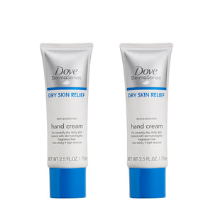 Dove Dermaseries Fragrance-Free Hand Cream for Dry Skin, 2.5 Ounce
