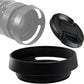 Fotasy Metal Curved Lens Hood - 52mm Vented Hood for Fuji, Leica, Olympus, Panasonic, Sony Lenses