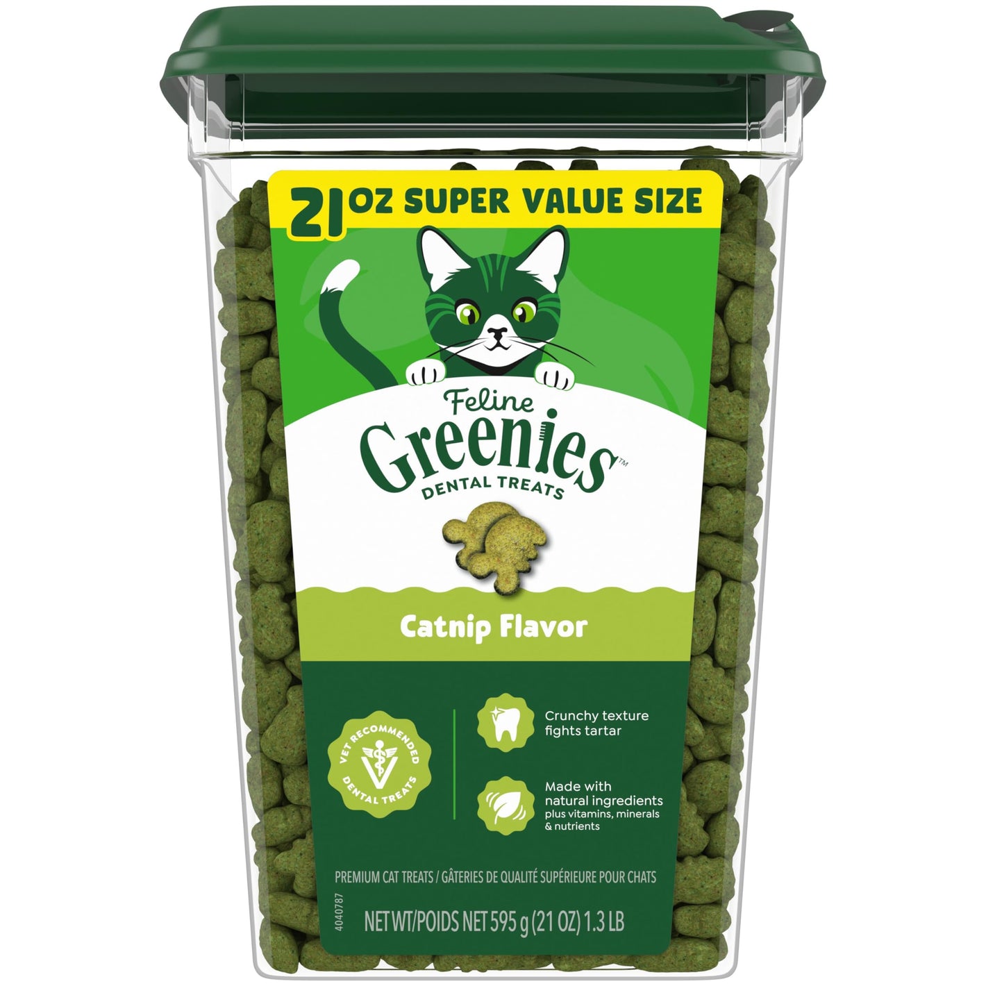 Buy now Greenies Feline Veterinarian-Recommended Adult Natural Dental Cat Treats, Catnip Flavor, 21 oz. Tub 1.31 Pound (Pack of 1) at indiglob india