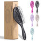 Buy now Ninabella Detangle Hair Brush for Women & Men - Does not Pull - Straightening Brushes for Straight & Curly Hair - Unique Spiral Detangling Hairbrush - Green at indiglob india