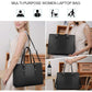 Laptop Bag for Women 15.6 inch Laptop Tote Bag Leather Classy Computer Briefcase for Work Waterproof Handbag Shoulder Bag Women Business Office Bag