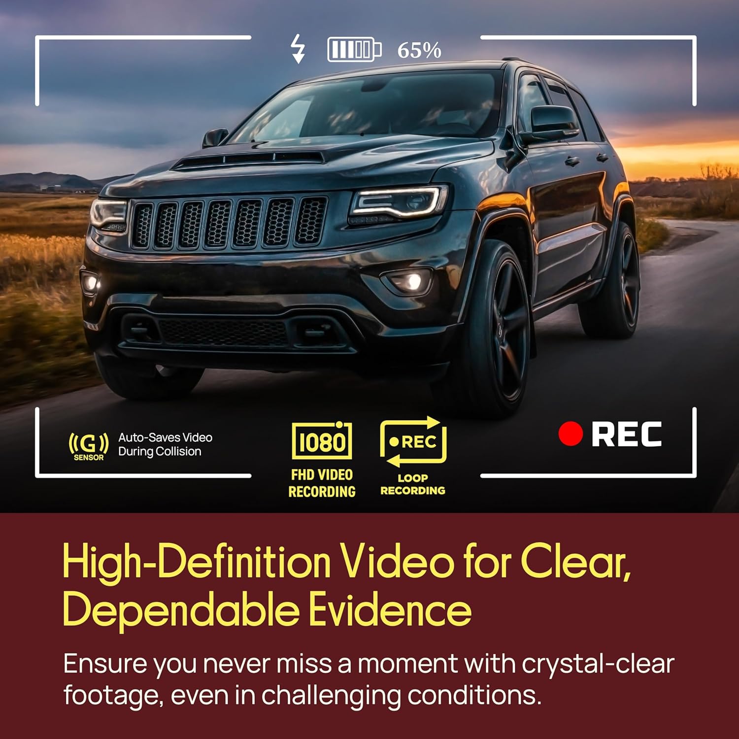 Buy now Pyle Dash Cam Front and Rear - HD 720p Dual Camera Car Video System with Rearview Mirror Attachment, Waterproof Backup Cam, 4.5’’ Display, G-Sensor, DVR Recording, Easy Plug-and-Play Setup at indiglob india